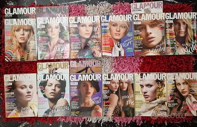 Lotto di riviste moda Glamour 2005