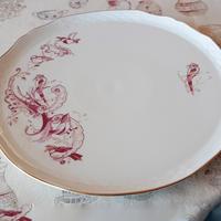 Piatto torta porcellana Sarti