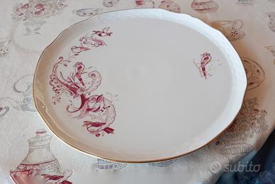 Piatto torta porcellana Sarti