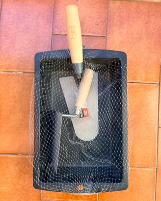 BLOCCO 4x Attrezzi Nespoli Cazzuola Frattone Ki