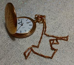orologio antico vintage da tasca,  placcato in oro
