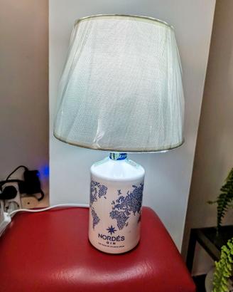 Lampada bottiglia Nordes Gin in ceramica