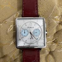 Orologio furla con cinturino in pelle rosso