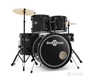 Batteria 5 pezzi Gear4music Nera