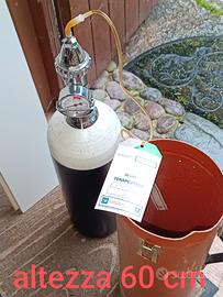 bombola ossigeno terapeutico custodia originale 