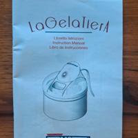 Gelatiera con libretto delle istruzioni 