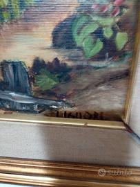 dipinto a olio firmato Liguo