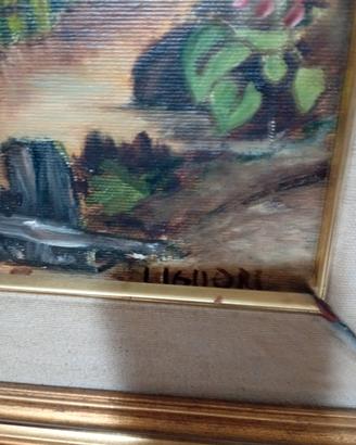 dipinto a olio firmato Liguo