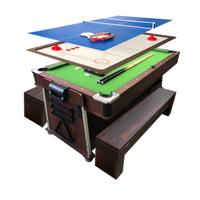 Biliardo 7ft Pingpong Air Hockey Mattew+Panche