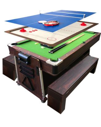 Biliardo 7ft Pingpong Air Hockey Mattew+Panche