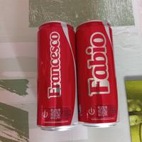 lattine di coca cola serie nomi 2025 vuoto