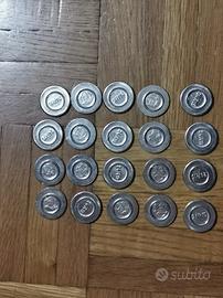 20 Gettoni autoscontro LUNAPARK anni 80.