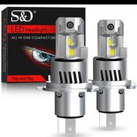 2 Pezzi lampade LED H4
