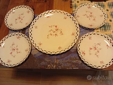 Piatti in porcellana traforati