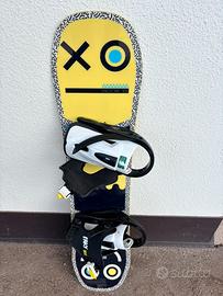 Tavola da snowboard bambini completa