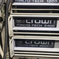 Impianto audio pro. casse RCF+finali CROWN 6000wat