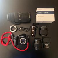 Lumix G80 + obiettivi