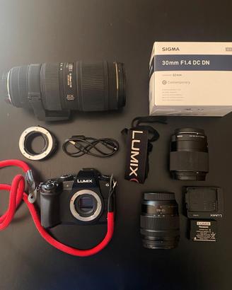 Lumix G80 + obiettivi