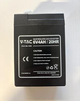 V-TAC Batteria al Piombo Acido 6V