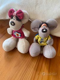 2 peluche DIDDL anni 90 portachiavi