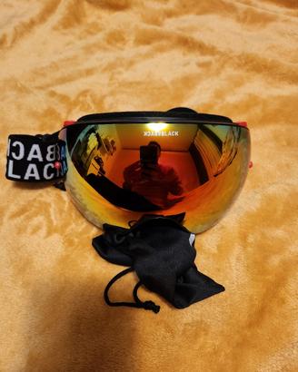 Maschera da sci Back in black