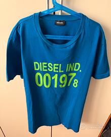 Maglietta maniche corte Diesel uomo taglia XL blu