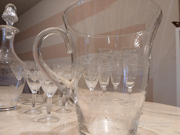 Servizio di bicchieri anni 60