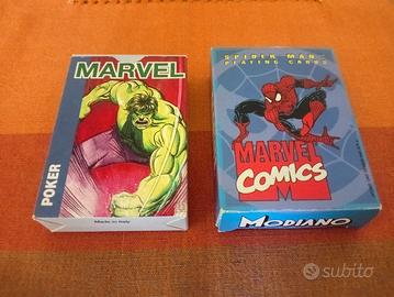 carte da gioco Marvel 