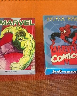 carte da gioco Marvel 