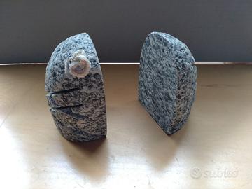 Fermalibri in granito modellato RARO