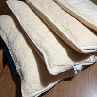 Set 4 Cuscini in pura Lana Merino cm 75 x 43