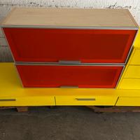PARETE ATTREZZATA (Giallo/Arancio)