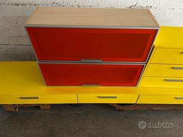 PARETE ATTREZZATA (Giallo/Arancio)