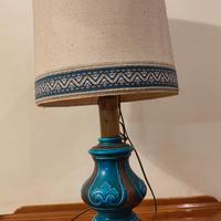 Lampada vintage in porcellana anni 50-60