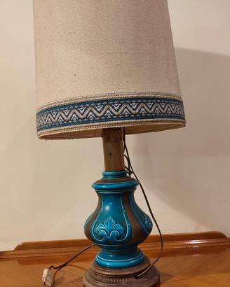 Lampada vintage in porcellana anni 50-60