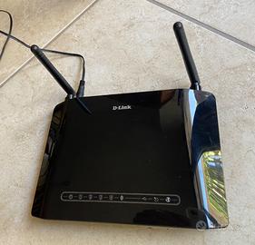 Modem router wi-fi ADSL PSTN D-Link DSL-1750B USB