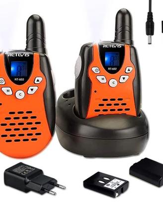 Walkie Talkie Ricaricabile Bambini Lungo Raggio