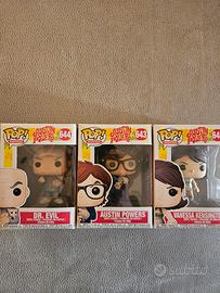 Funko Pop Austin Powers set completo Austin Power