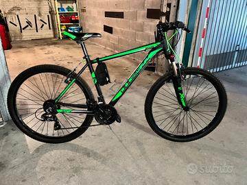 Bicicletta mtb 27.5” alluminio v-brake verde