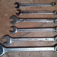 Lotto 13 chiavi combinate profess. cromo-vanadio