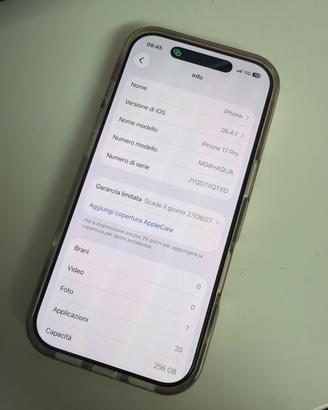 Iphone 17 pro 256gb