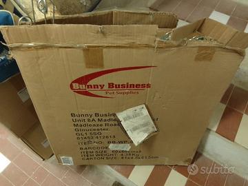 recinto per esterno per cavie, conigli 