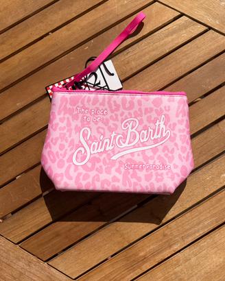 Pochette MC2 Saint Barth leopardata rosa 💕