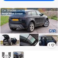 Tendine parasole carshades land rover evoque