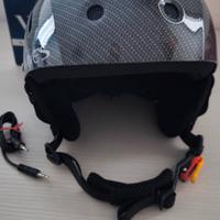 Casco da sci con cuffie