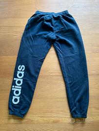 Pantalone tuta Adidas ragazzo 15 anni blu