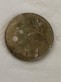 Moneta 1lira”arancia”anno1946