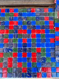 Mosaico Bisazza serie Seta Moire