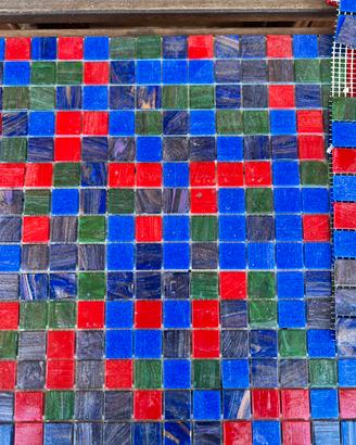 Mosaico Bisazza serie Seta Moire