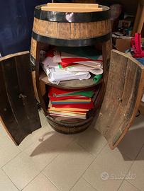 Botte in legno per arredamento